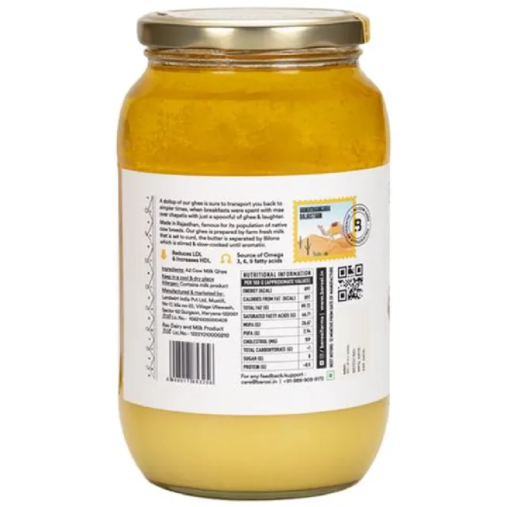 Barosi A2 Desi Cow Ghee - Rich In Antioxidants, 1 L-2.webp
